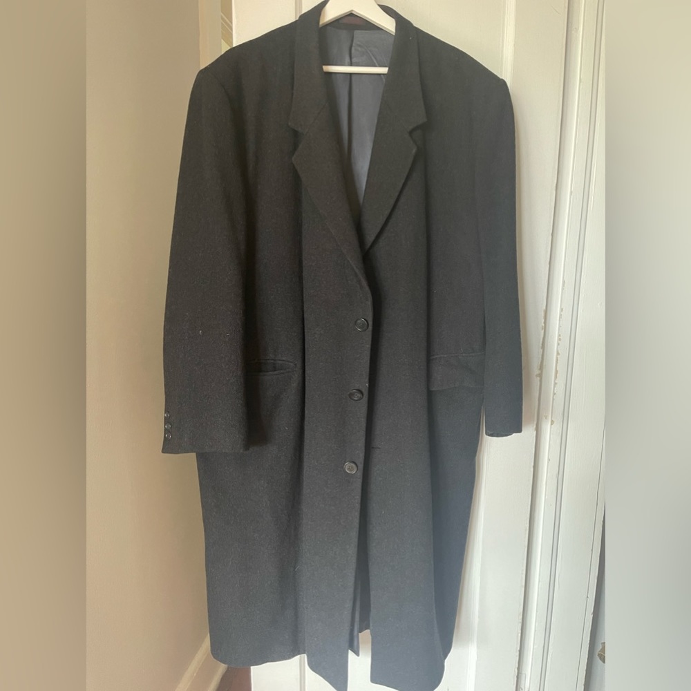 Men’s Wool Trench Coat